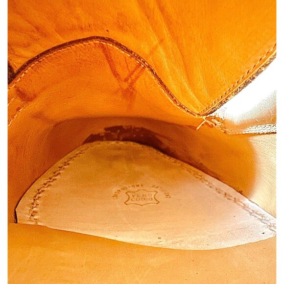 NOS Vintage GUCCI Balmoral Dress Moc Toe Leather Men's Boots - Picture 15 of 16